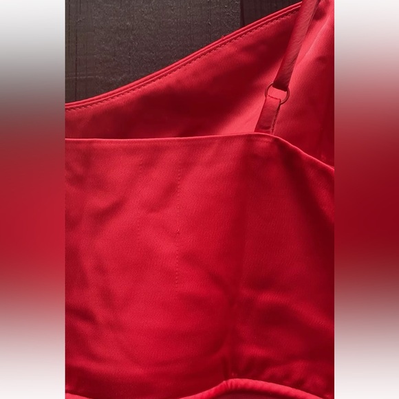 WAYF Women's Sweetheart Neck Sleeveless Cami Maxi Slip Dress in Red Size L NWT - Picture 10 of 16